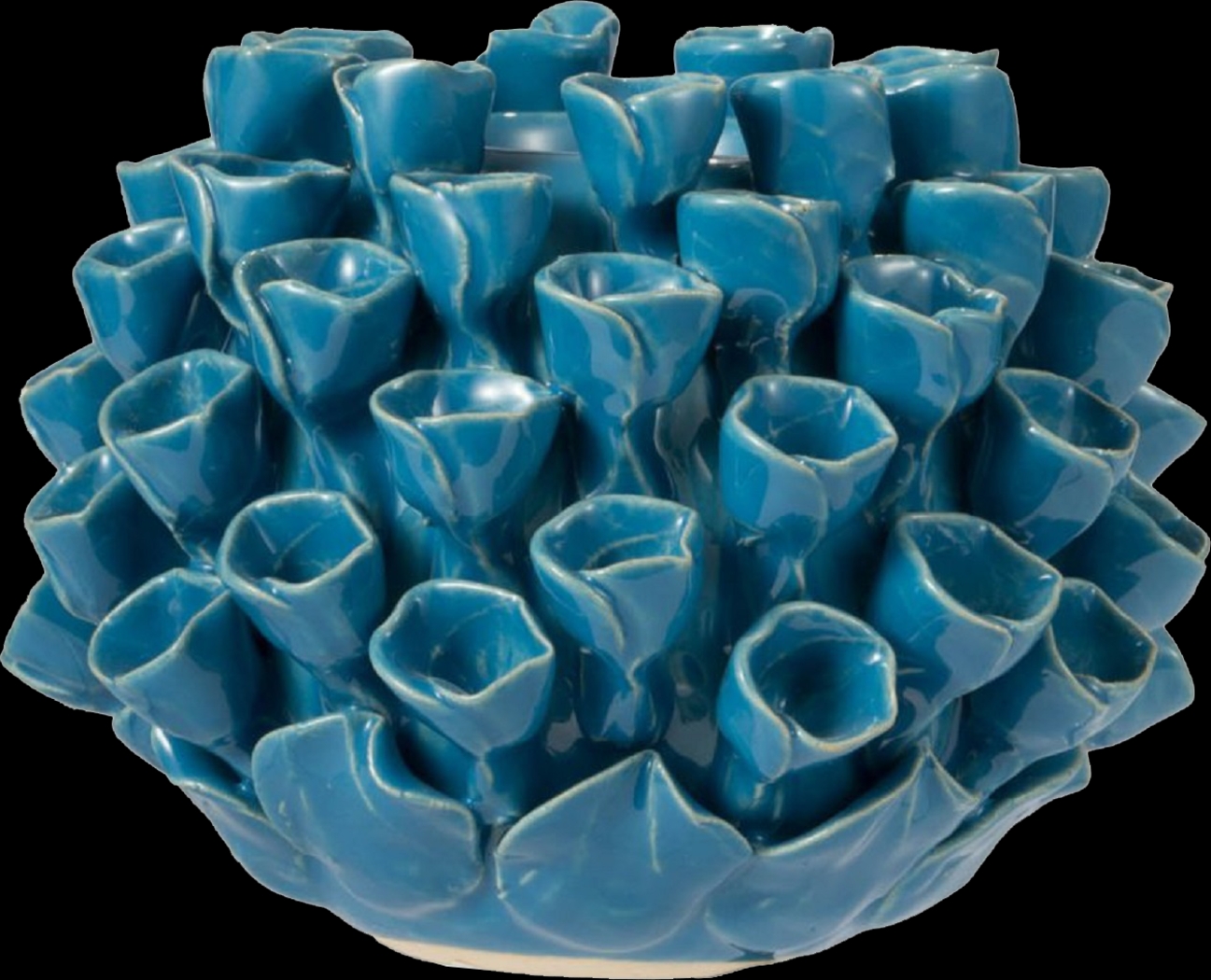 Idle Cay Blue Candle Holder - Thumbnail - Image 1