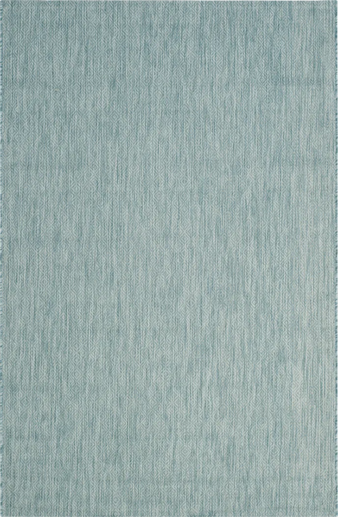 Idra Aqua 8' x 11' Indoor/Outdoor Rug - Thumbnail - Image 1