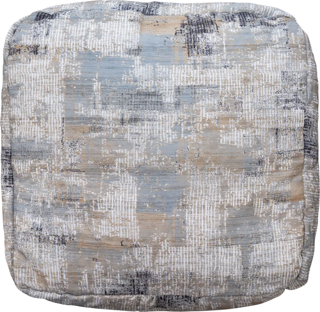 Idrisal Light Blue Pouf - Thumbnail - Image 4
