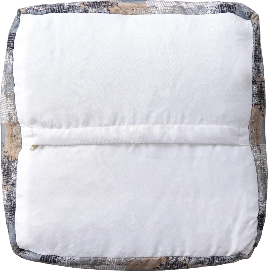 Idrisal Light Blue Pouf - Thumbnail - Image 5