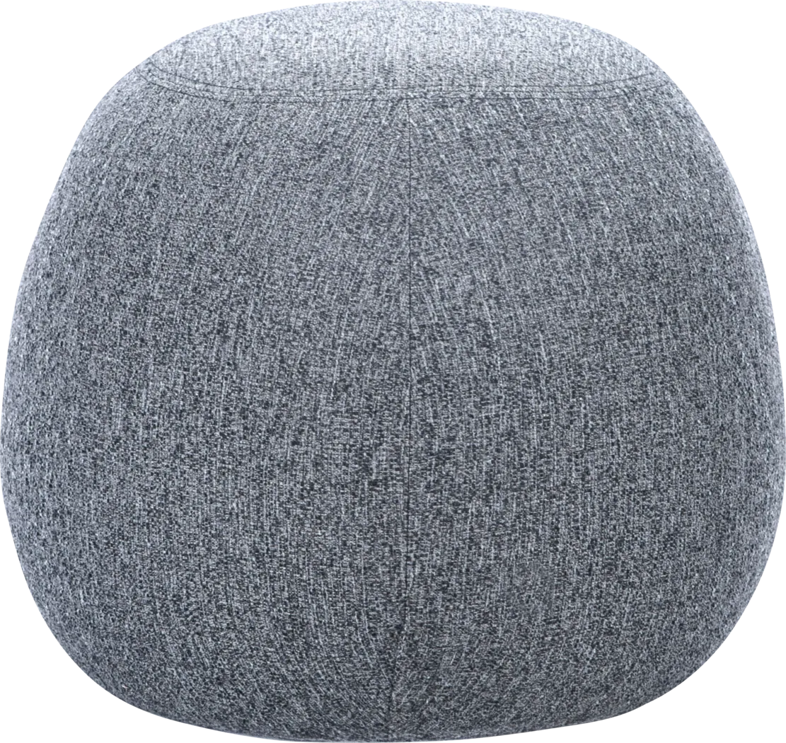 Idrise Gray Ottoman - Thumbnail - Image 2