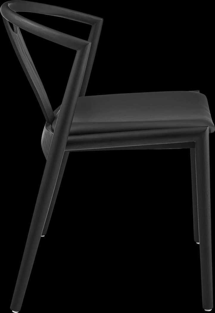 Iduna I Black Side Chair - Thumbnail - Image 3