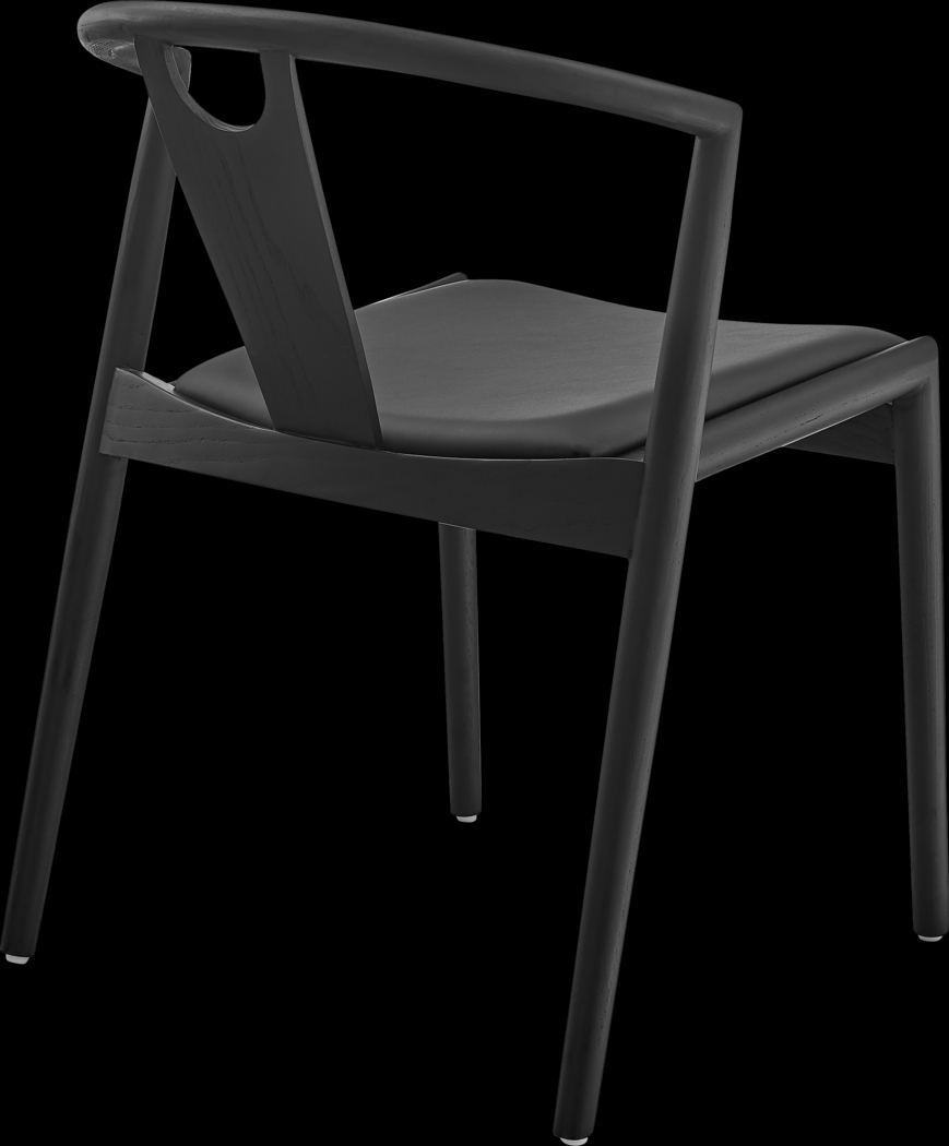 Iduna I Black Side Chair - Thumbnail - Image 4