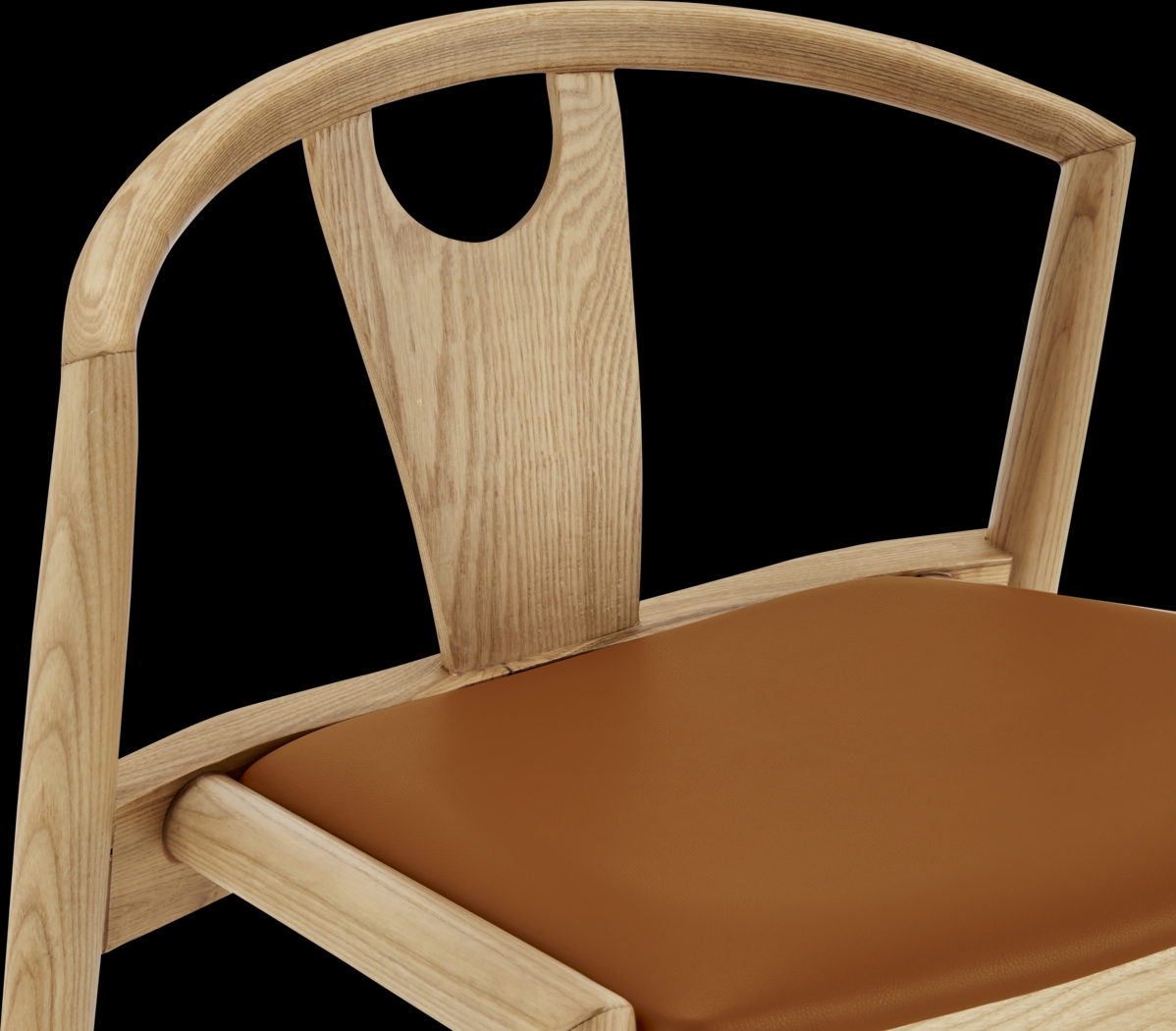 Iduna II Tan and Natural Counter Height Stool - Thumbnail - Image 6