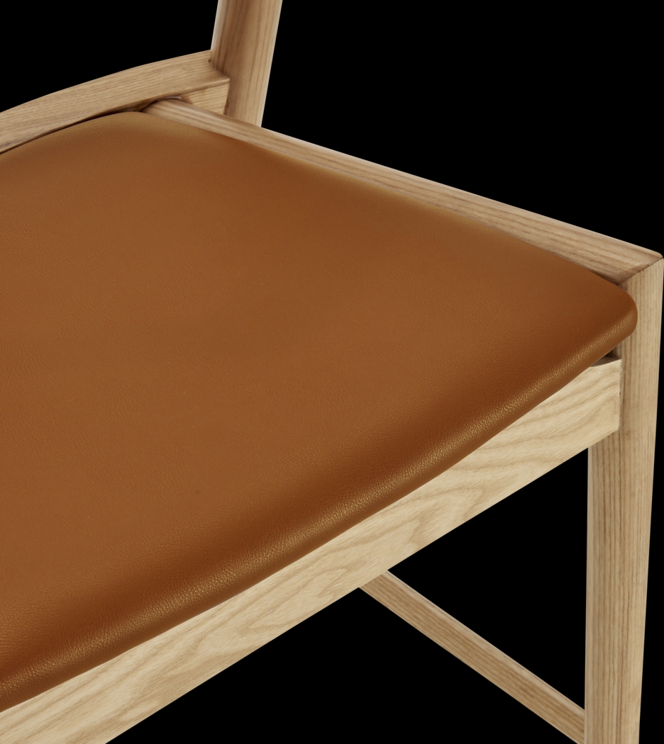 Iduna II Tan and Natural Counter Height Stool - Thumbnail - Image 7