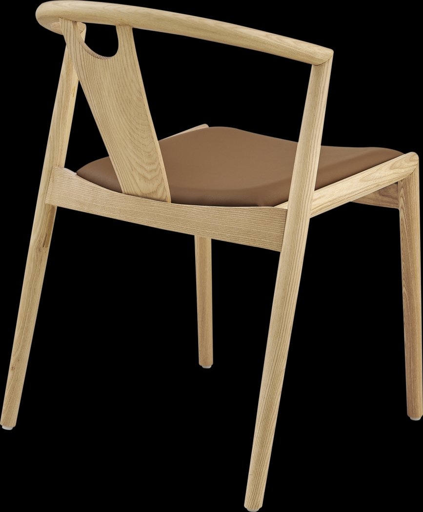 Iduna II Tan Side Chair - Thumbnail - Image 4