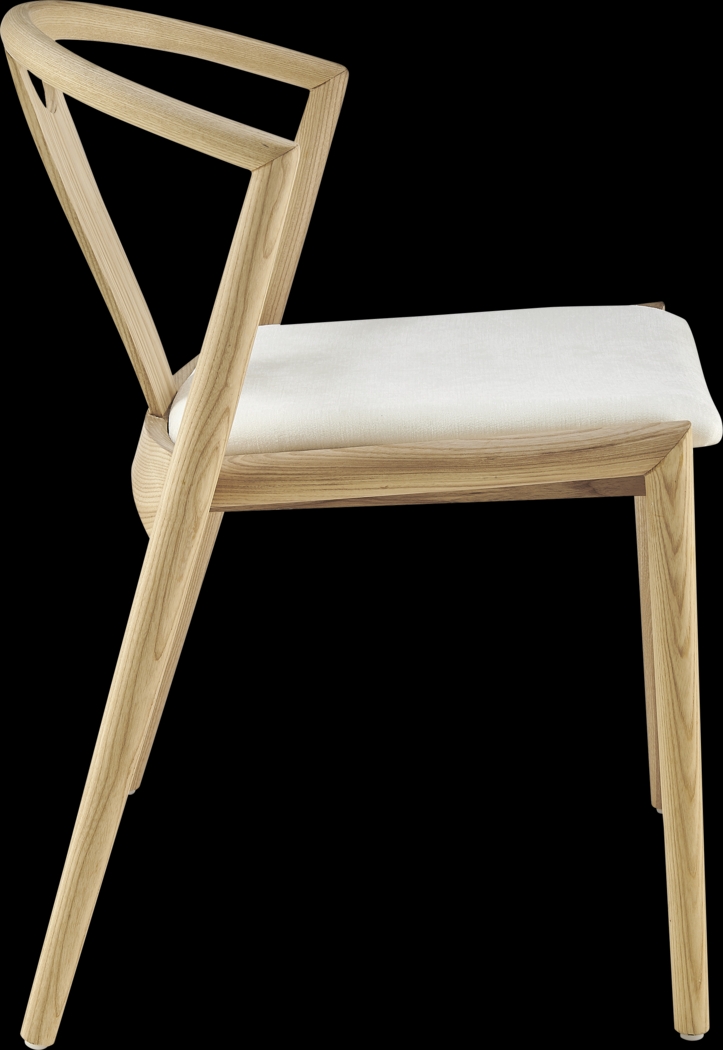Iduna II White Side Chair - Thumbnail - Image 3
