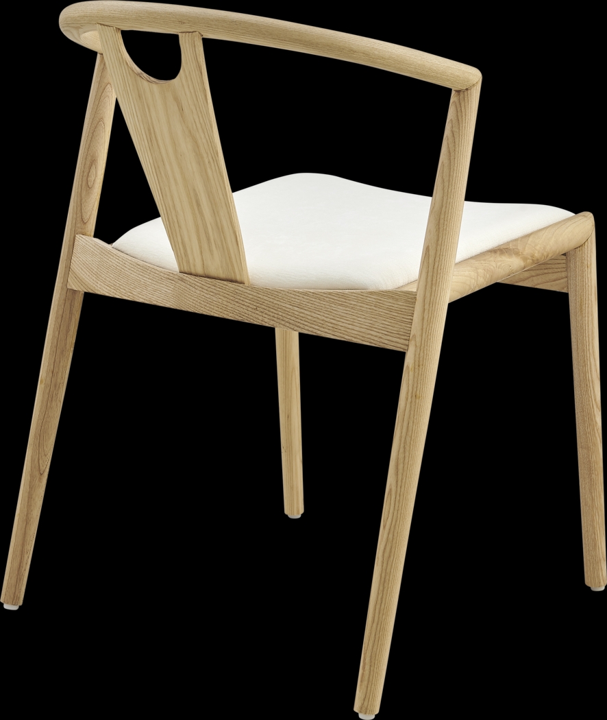 Iduna II White Side Chair - Thumbnail - Image 4