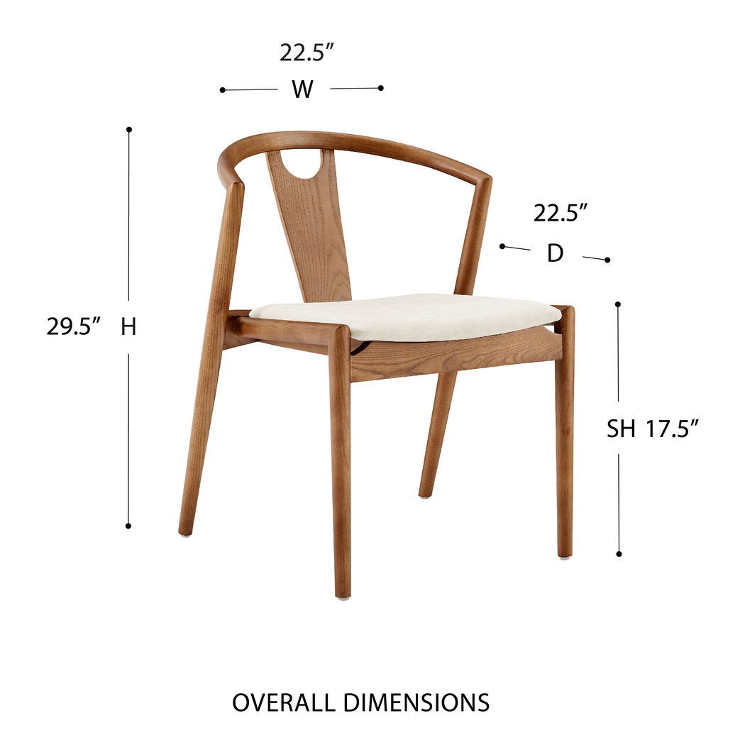 Iduna III Natural Dining Chair - Thumbnail - Image 8