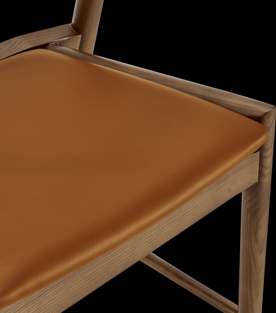 Iduna III Tan and Walnut Counter Height Stool - Thumbnail - Image 7