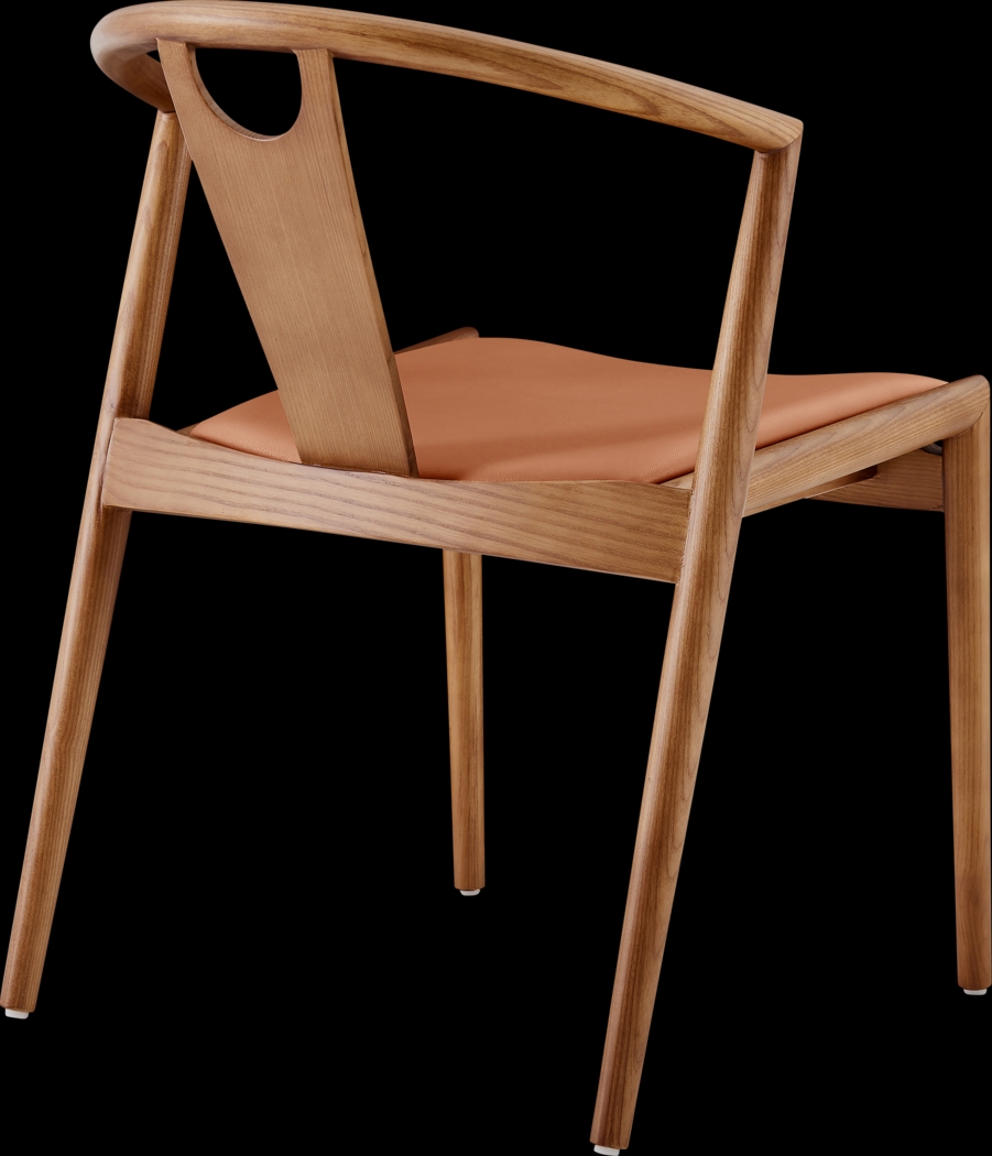 Iduna III Tan Dining Chair - Thumbnail - Image 4