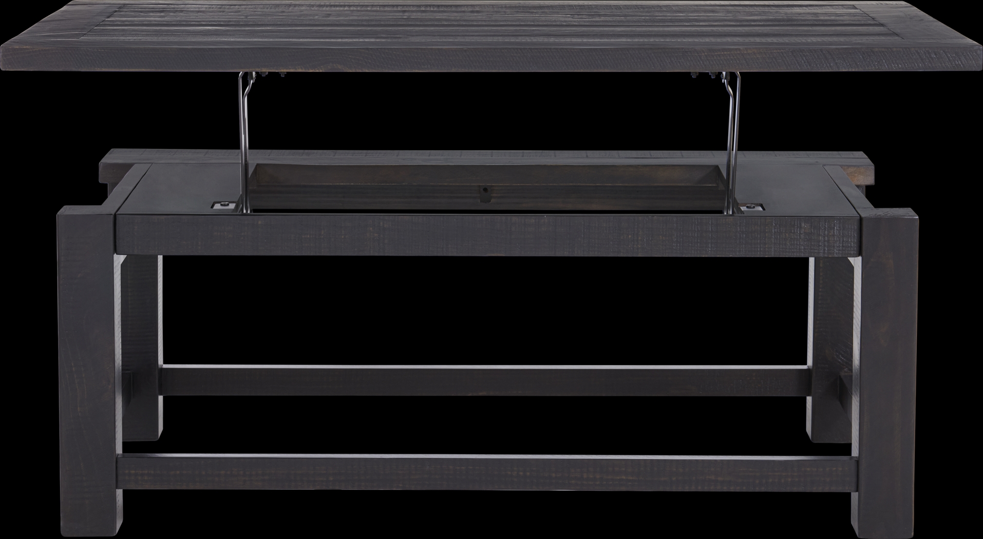 Idylwild Black Coffee Table with Lift Top - Thumbnail - Image 4