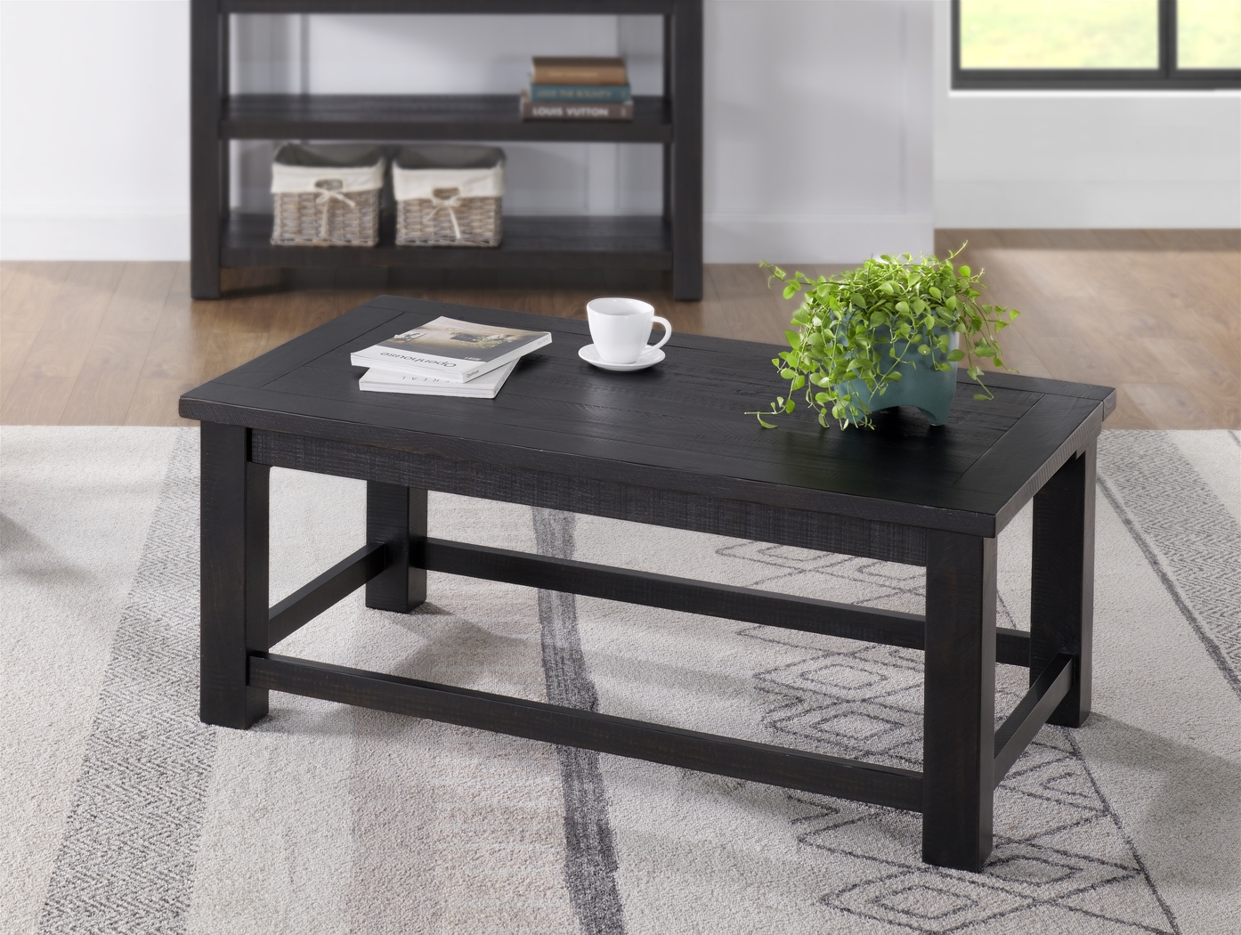 Idylwild Black Coffee Table with Lift Top - Thumbnail - Image 6