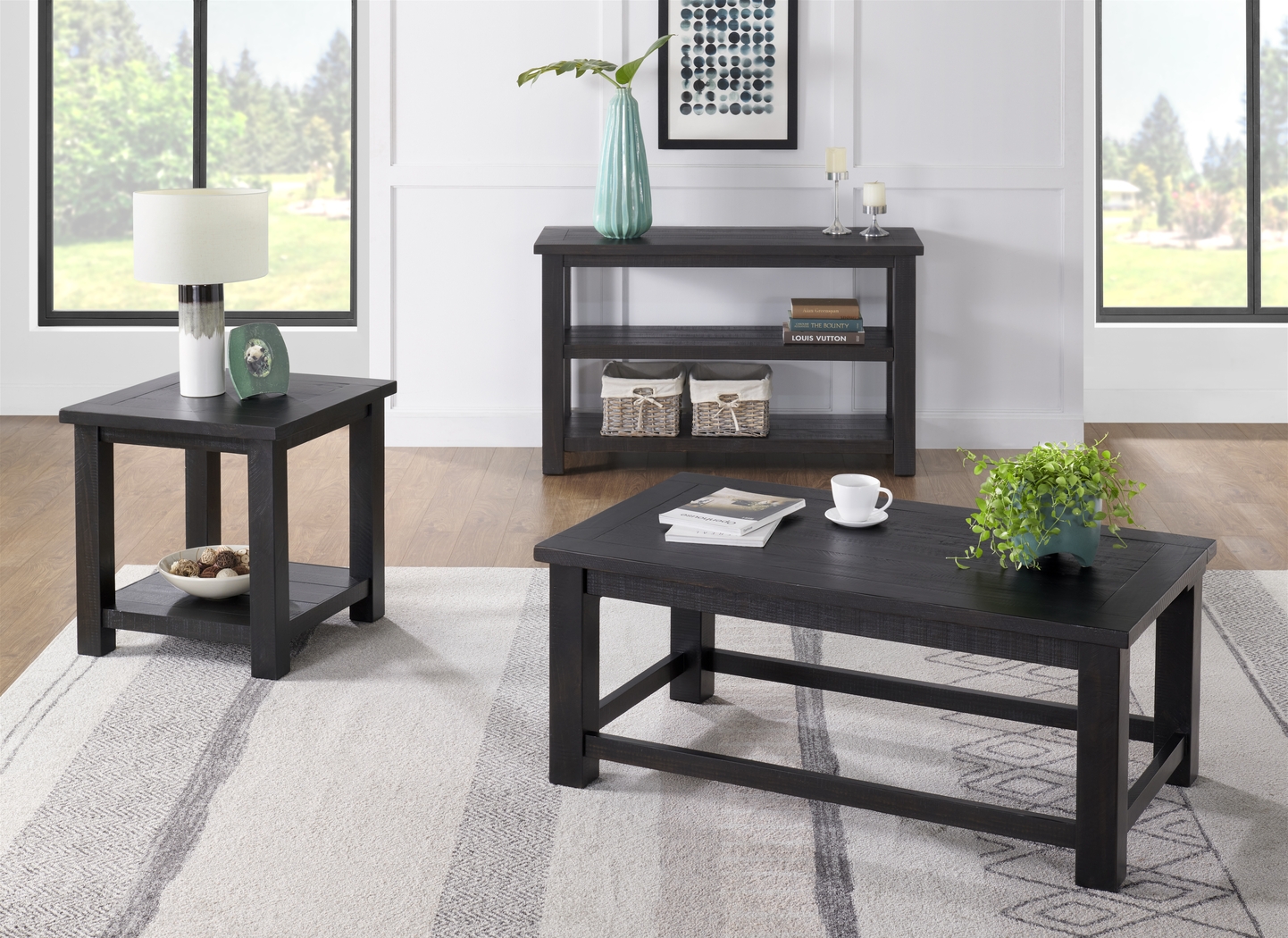 Idylwild Black Coffee Table with Lift Top - Thumbnail - Image 8