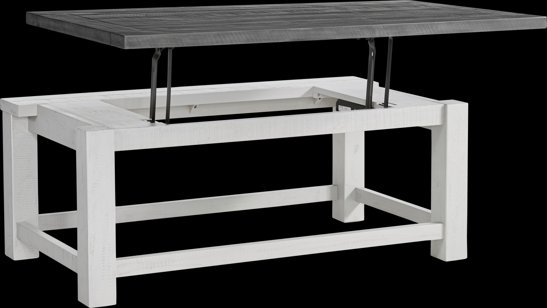 Idylwild White Coffee Table with Lift Top - Thumbnail - Image 2