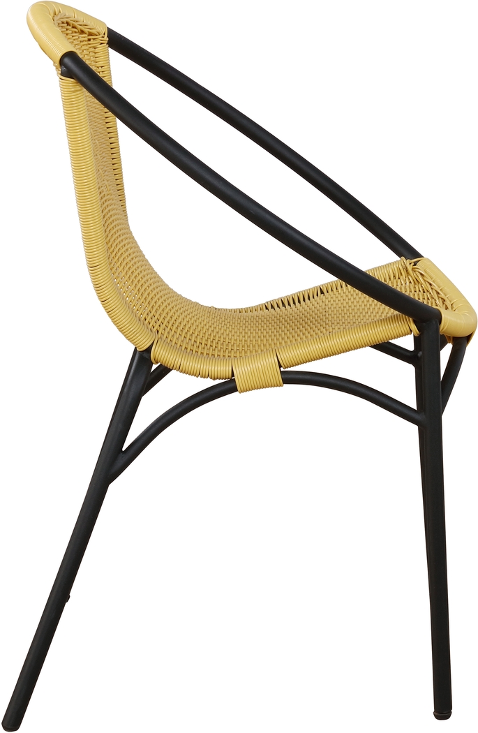 Idylwood Yellow 3 Pc Outdoor Seating Set - Thumbnail - Image 4