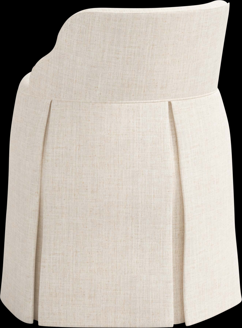 Ifanna Beige Skirted Vanity - Thumbnail - Image 5