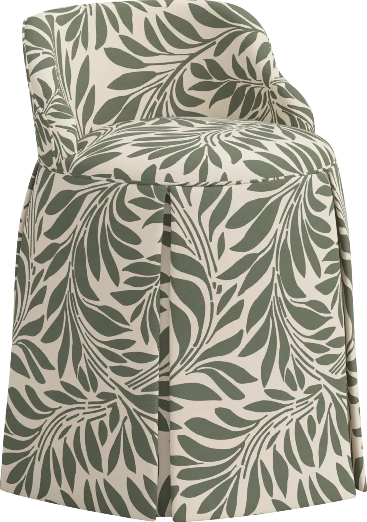 Ifanna Green Skirted Vanity - Thumbnail - Image 1