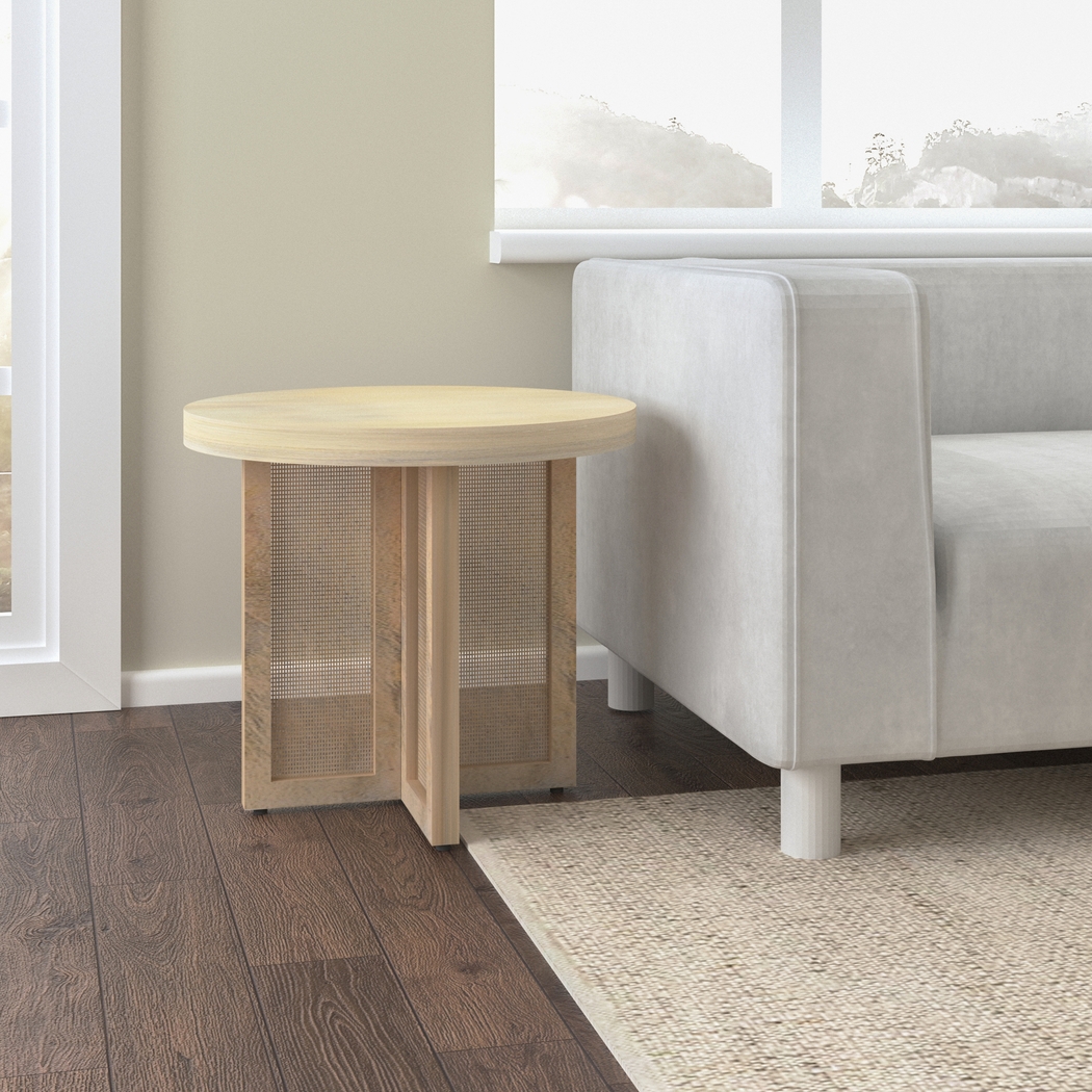 Igabi Natural Accent Table - Thumbnail - Image 2