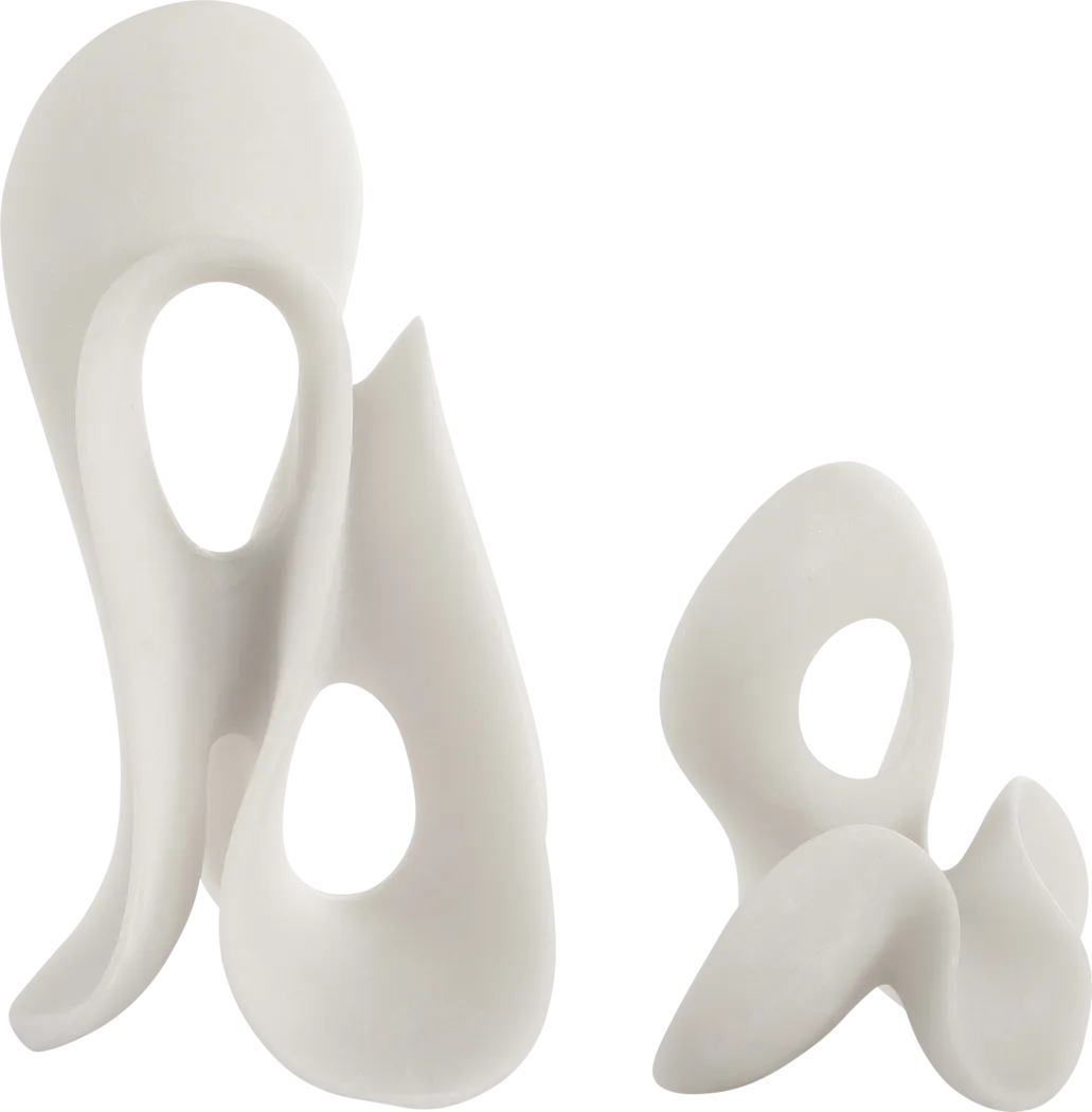 Iglu White Sculpture, Set of 2 - Thumbnail - Image 5