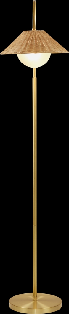 Ignacio Club Gold Floor Lamp - Thumbnail - Image 2