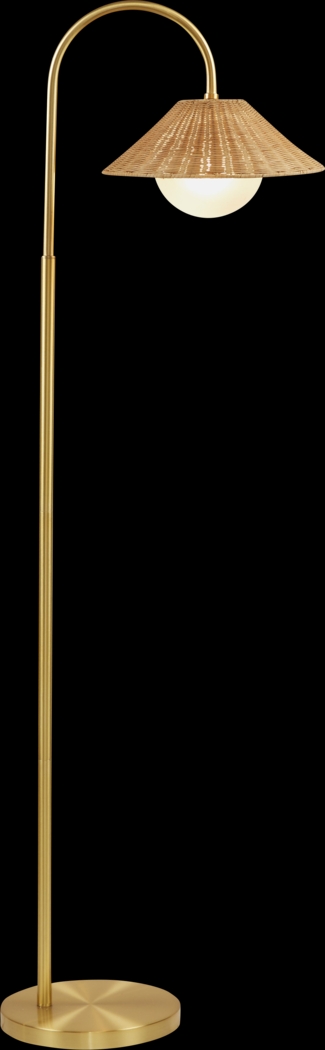 Ignacio Club Gold Floor Lamp - Thumbnail - Image 3
