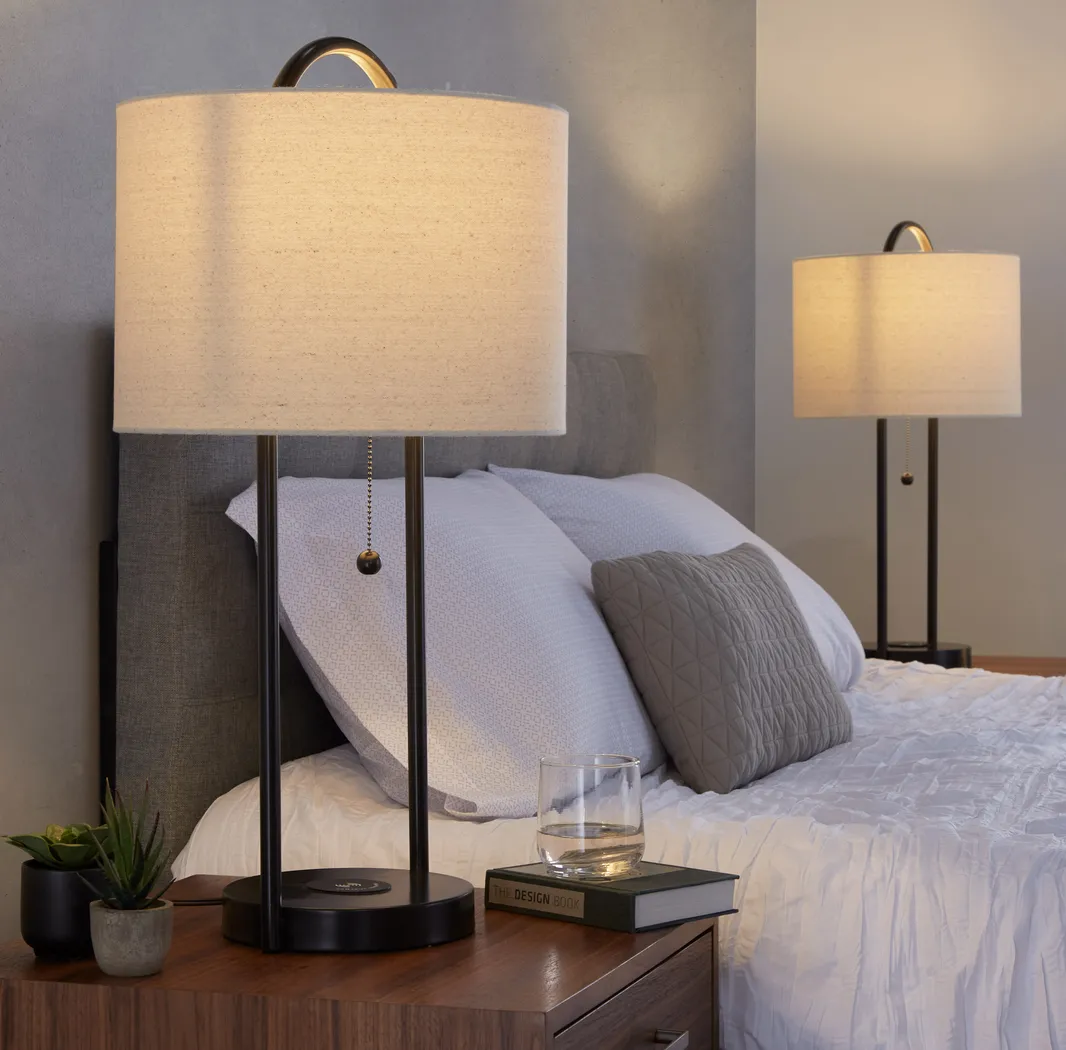 Ignatius Hollow Bronze Lamp, Set of 2 - Thumbnail - Image 2