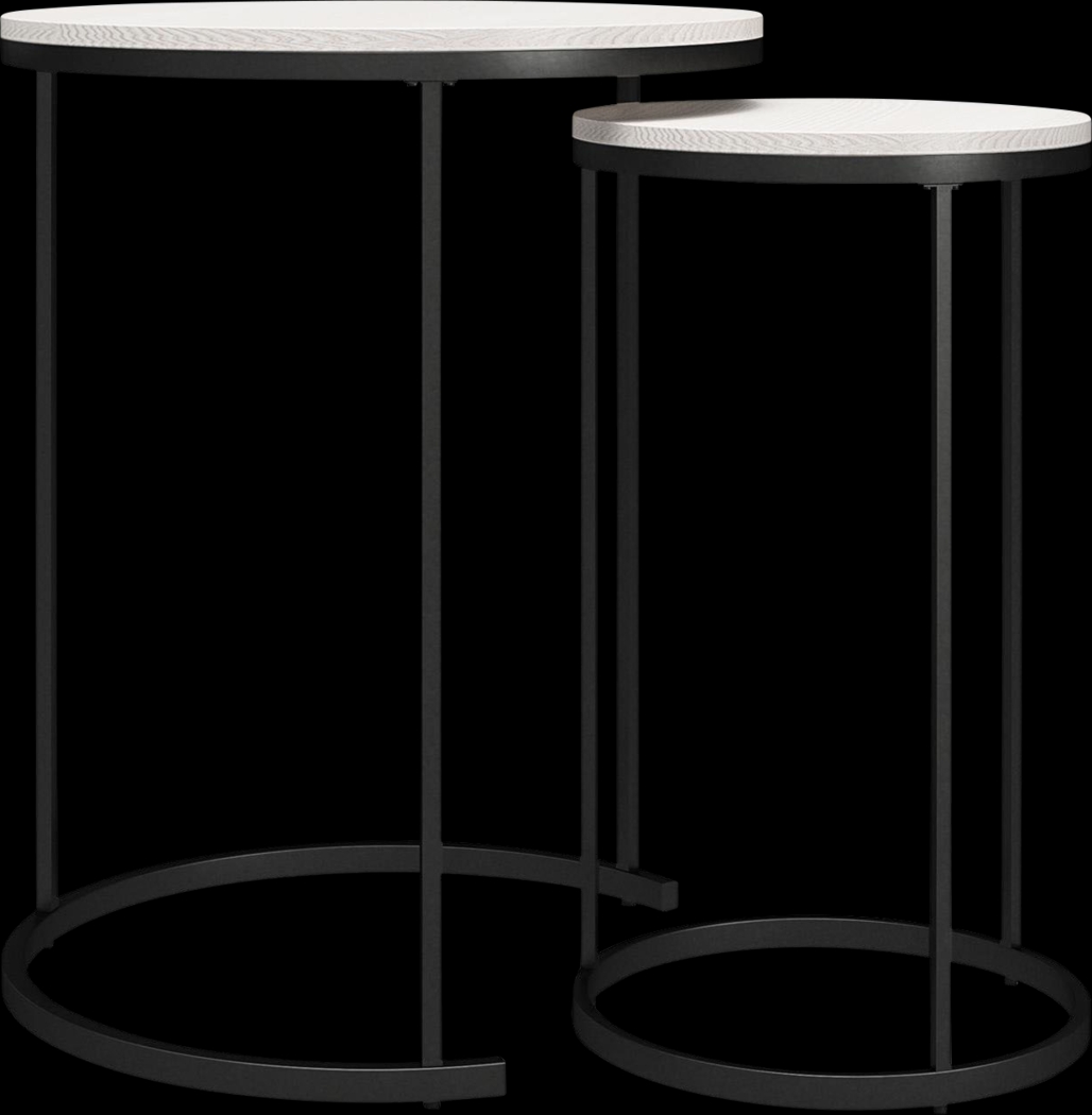 Ignatz Ivory Nesting Cocktail and End Table, Set of 4 - Thumbnail - Image 10