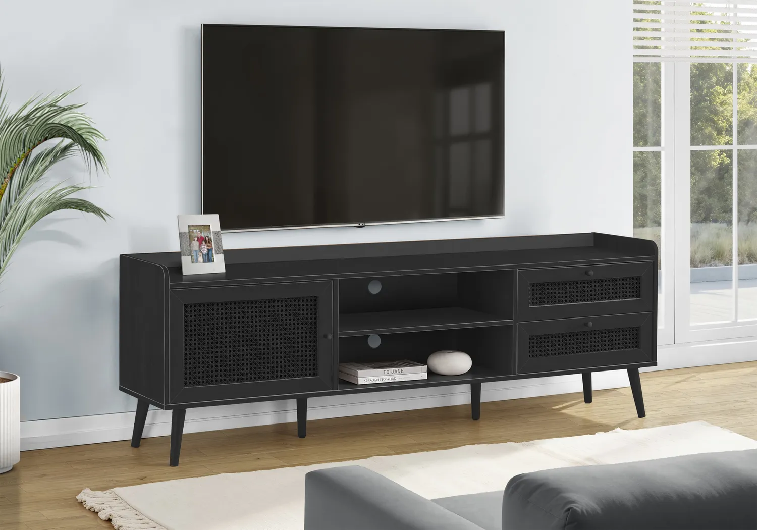 Ihiko Black 72 in. Console - Thumbnail - Image 2