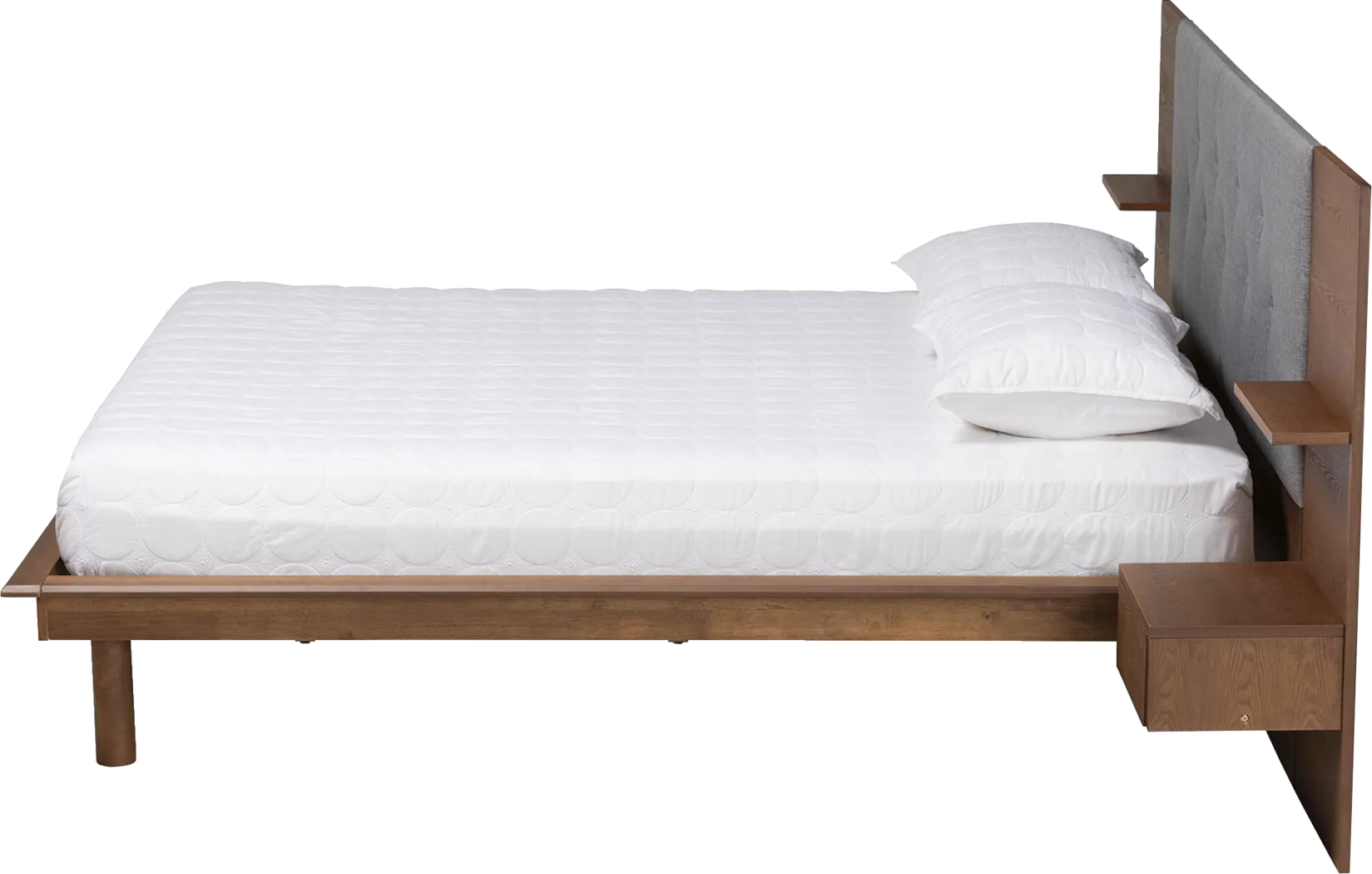 Ihrig Brown Queen Bed with Nightstands - Thumbnail - Image 5