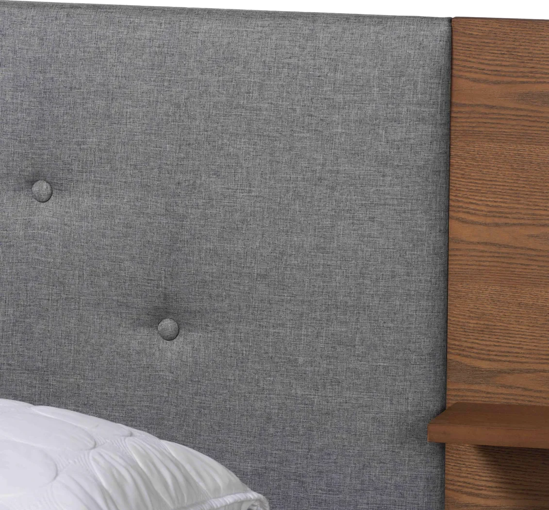 Ihrig Brown Queen Bed with Nightstands - Thumbnail - Image 8