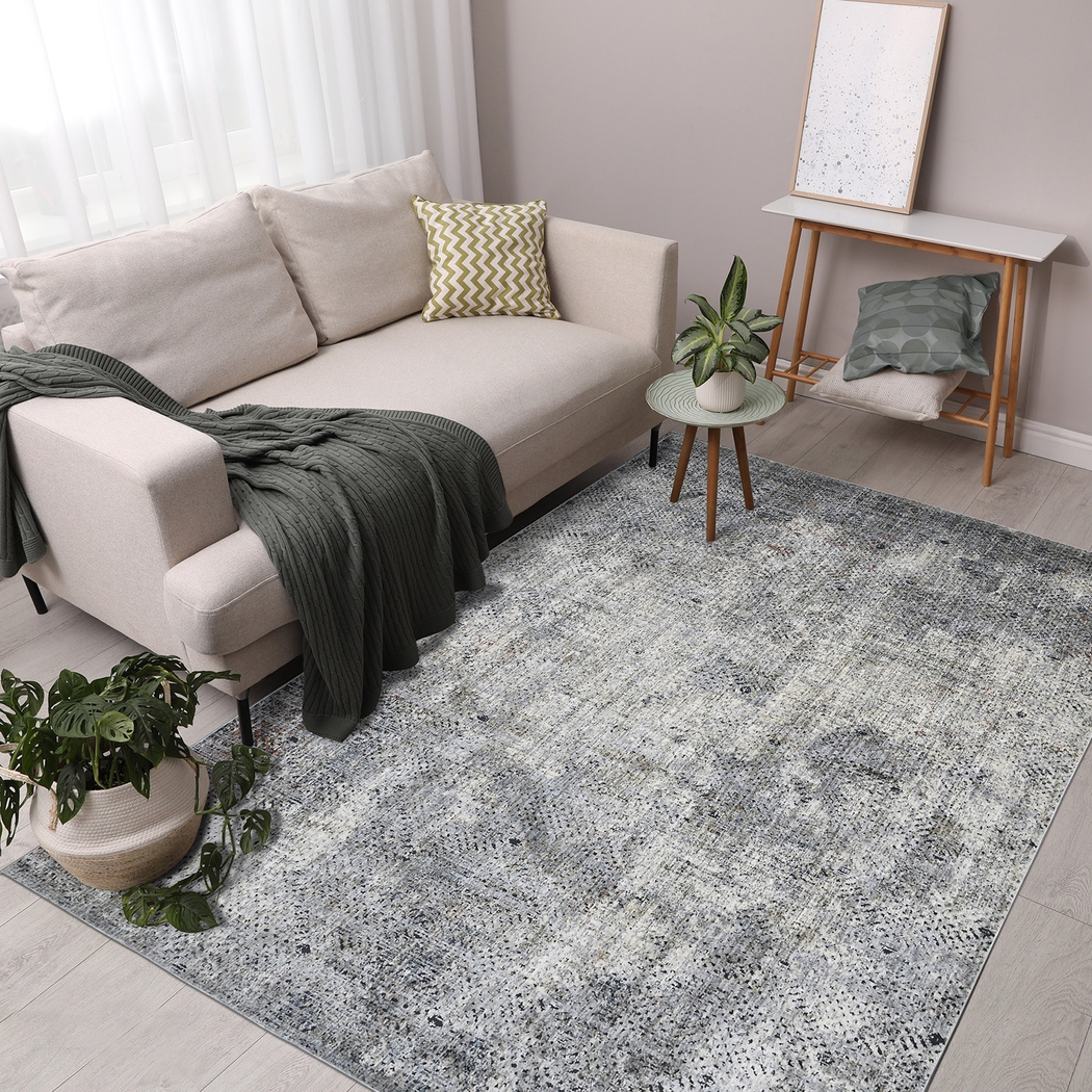 Ikadda Gray 5'3 x 7'6 Rug - Thumbnail - Image 2