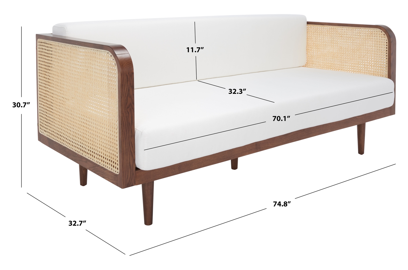 Ikeena Brown Daybed - Thumbnail - Image 2