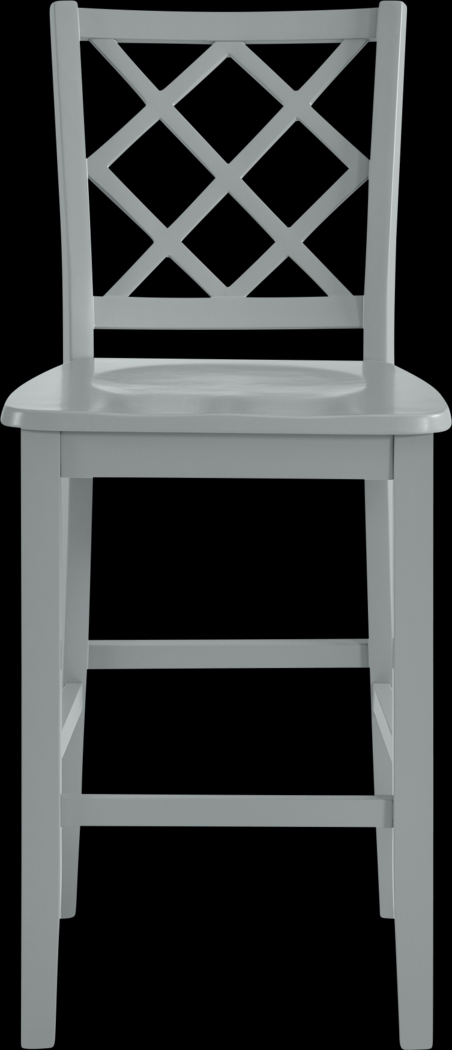Ikenna Gray Counter Height Stool, Set of 2 - Thumbnail - Image 3