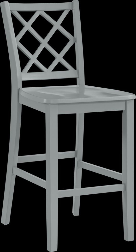 Ikenna Gray Counter Height Stool, Set of 2 - Thumbnail - Image 7