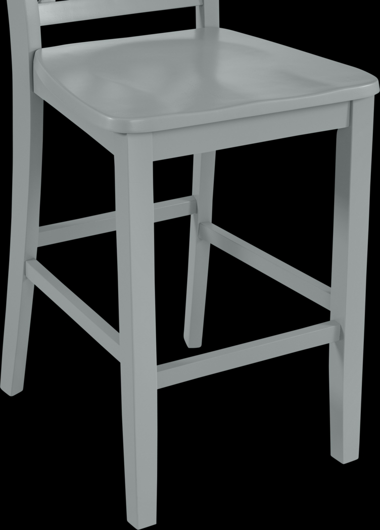Ikenna Gray Side Chair, Set of 2 - Thumbnail - Image 5