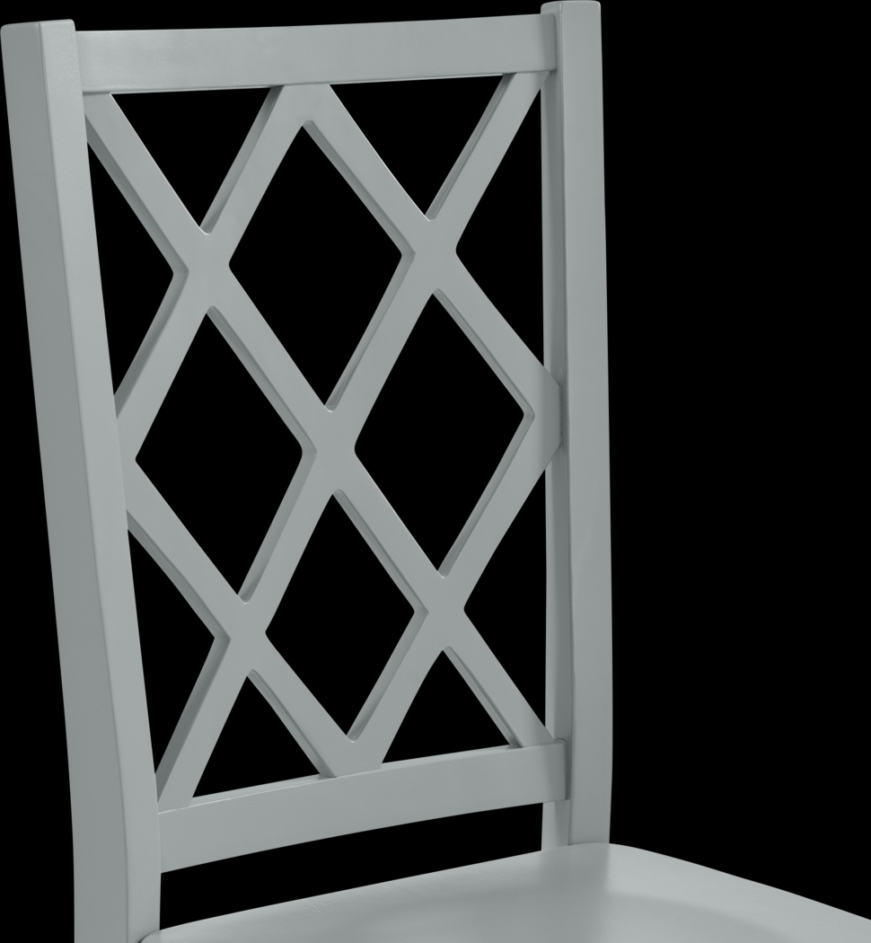 Ikenna Gray Side Chair, Set of 2 - Thumbnail - Image 6