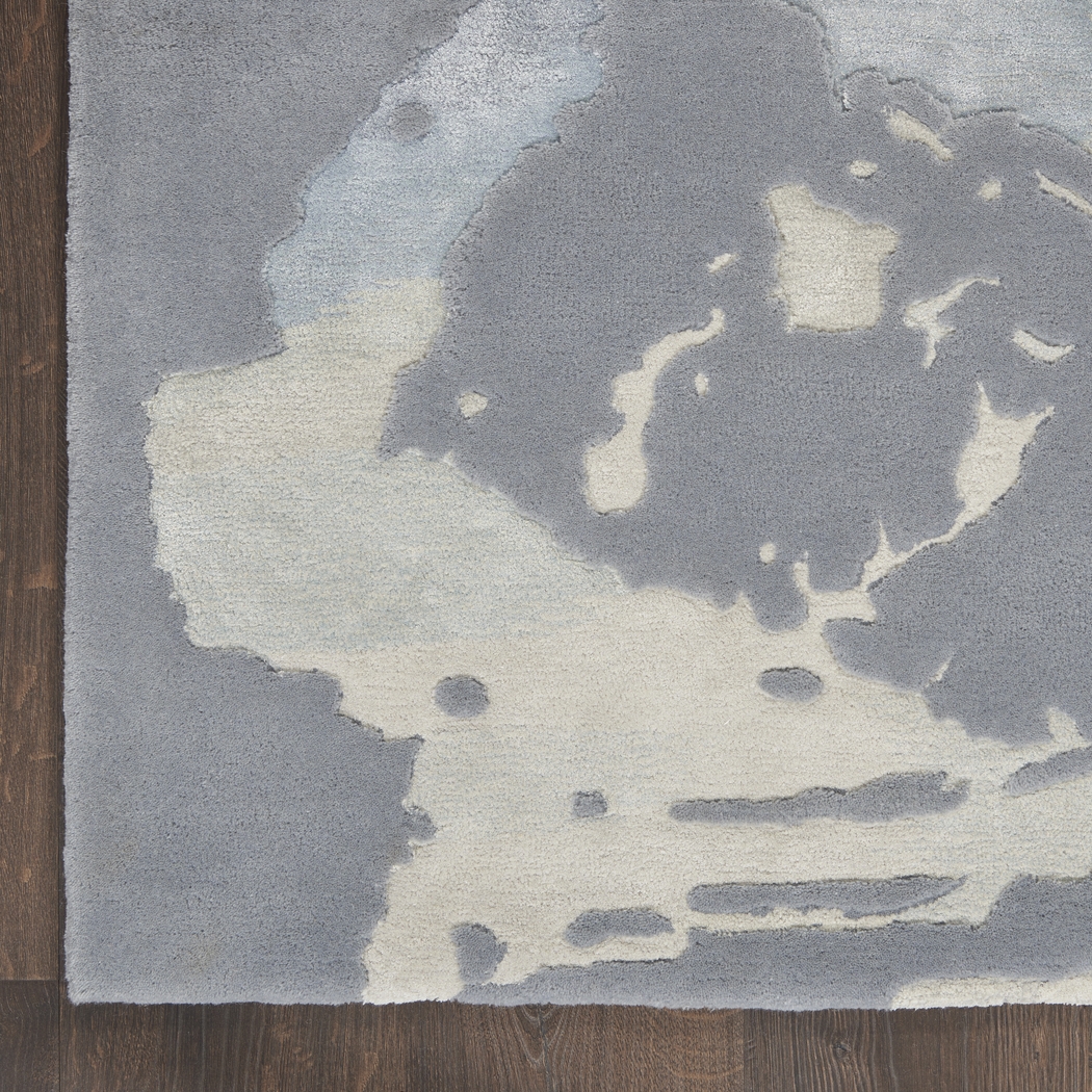 Vawix Seafoam/Silver 7'9 x 9'9 Rug - Thumbnail - Image 3