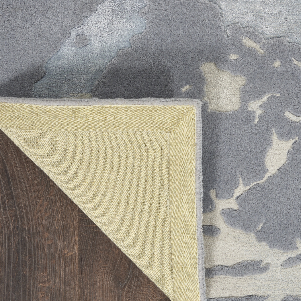 Vawix Seafoam/Silver 8'6 x 11'6 Rug - Thumbnail - Image 4