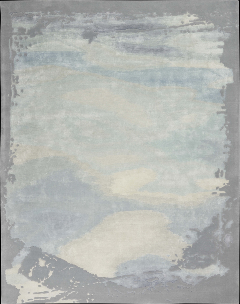 Vawix Seafoam/Silver 8'6 x 11'6 Rug - Thumbnail - Image 1