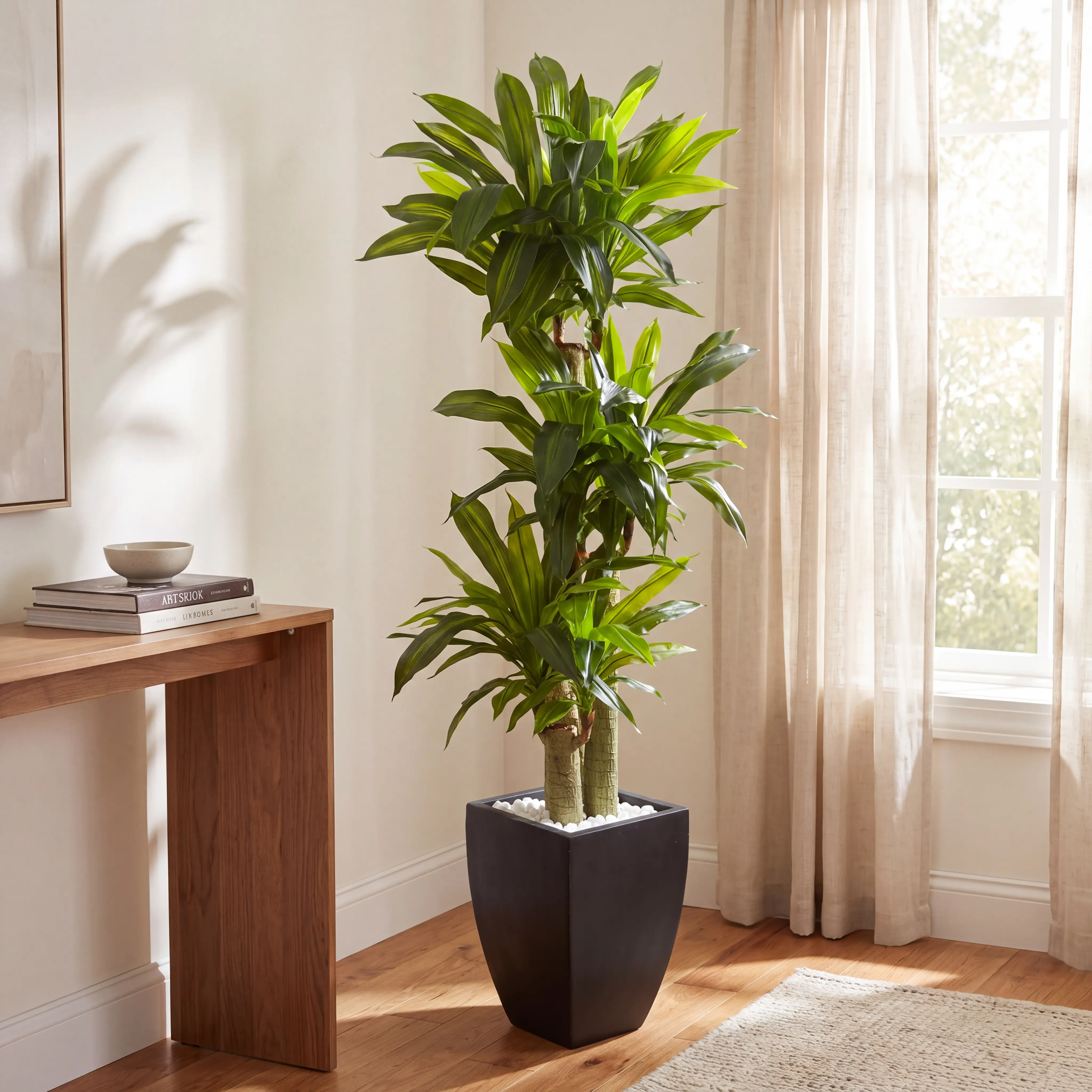 Ilani Green Dracaena Silk Tree - Image 4