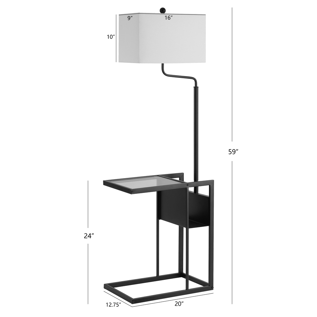 Ilene Post Black Floor Lamp - Thumbnail - Image 2