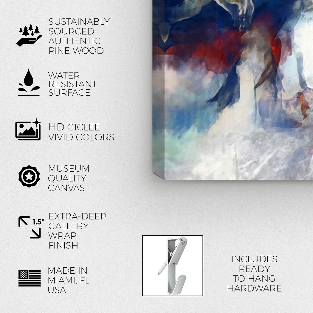 Illusive Vision Blue Artwork - Thumbnail - Image 2