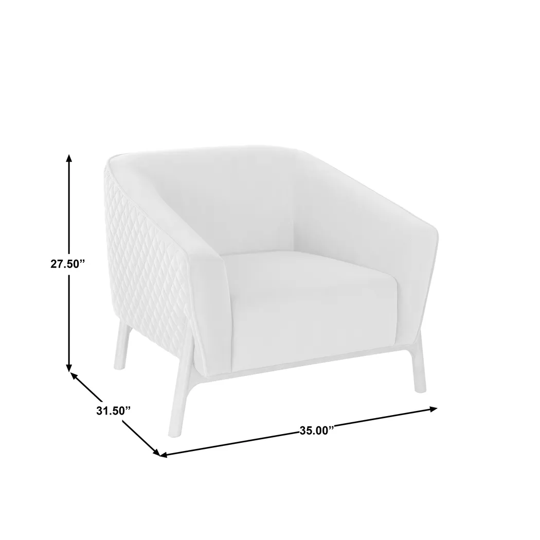 Illyan Gray Accent Chair - Thumbnail - Image 6