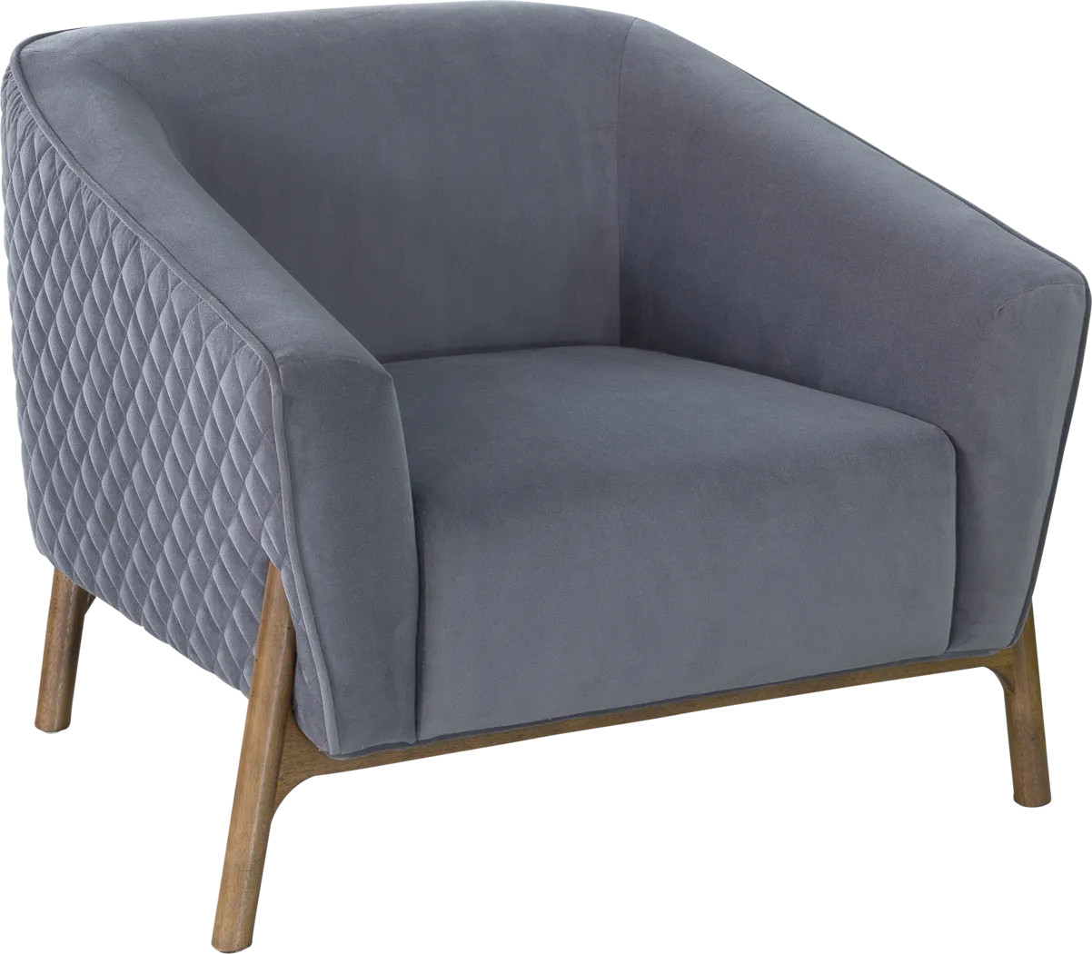 Illyan Gray Accent Chair - Thumbnail - Image 1