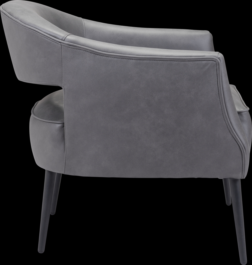 Imlach Gray Accent Chair - Thumbnail - Image 3