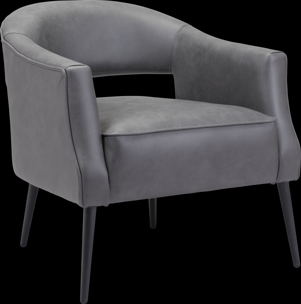 Imlach Gray Accent Chair - Thumbnail - Image 1