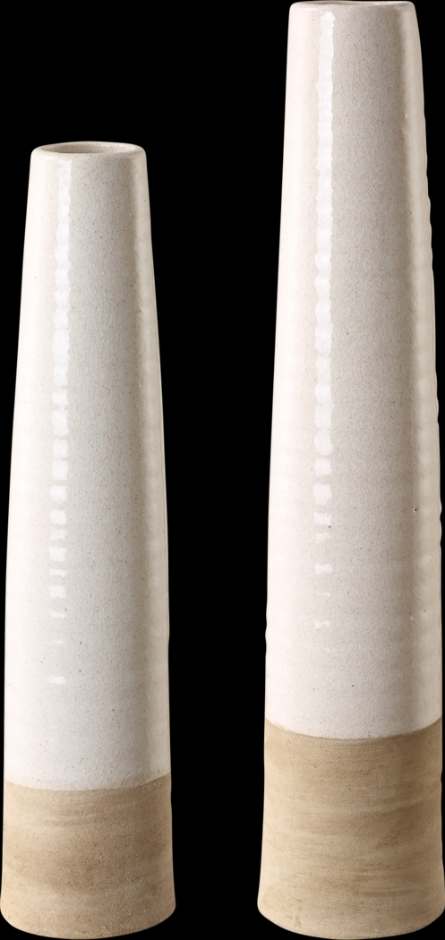 Imoblus White Vase, Set of 2 - Thumbnail - Image 1