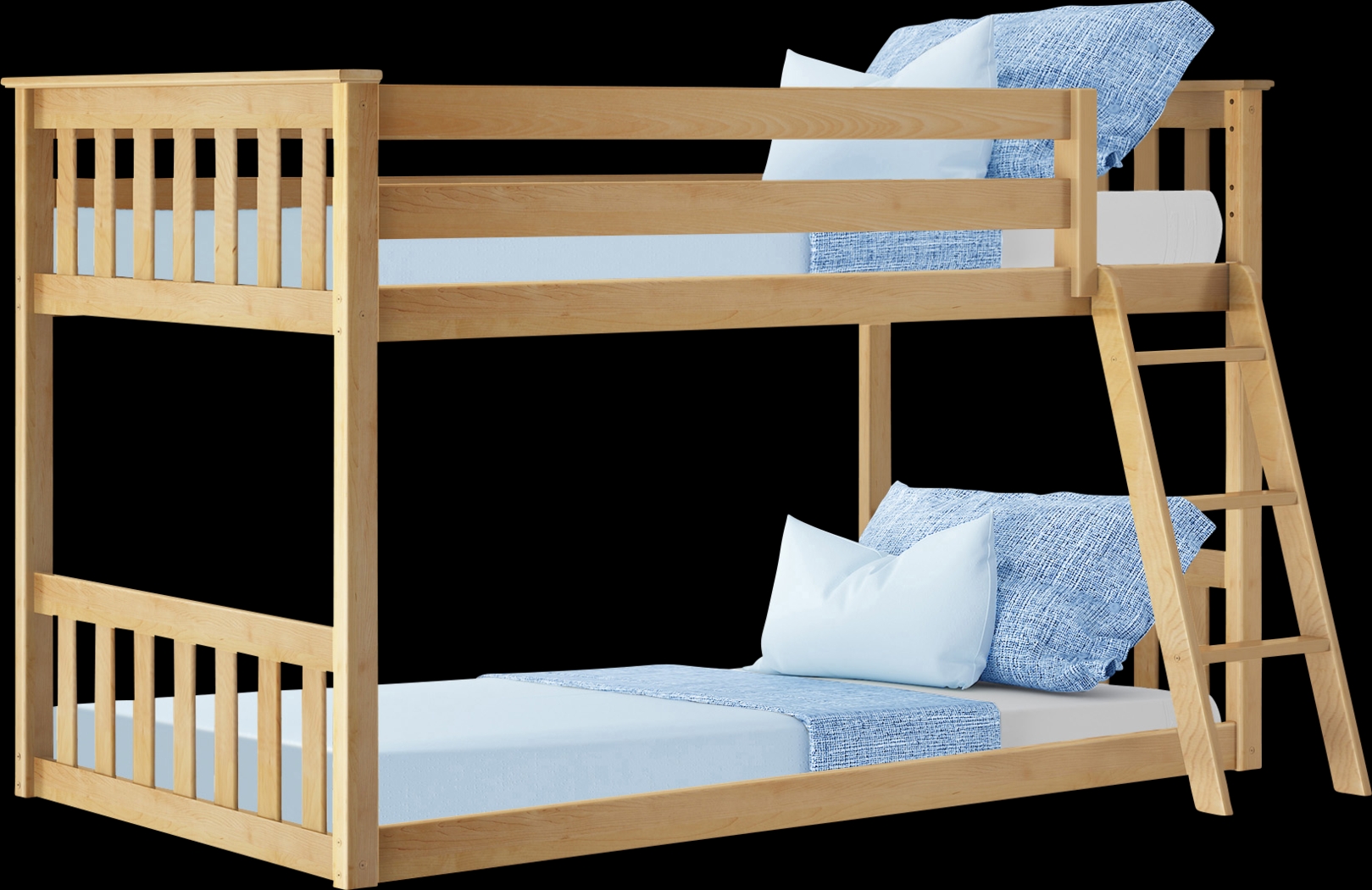 Kids Imonie Beige Twin/Twin Low Bunk Bed - Thumbnail - Image 6