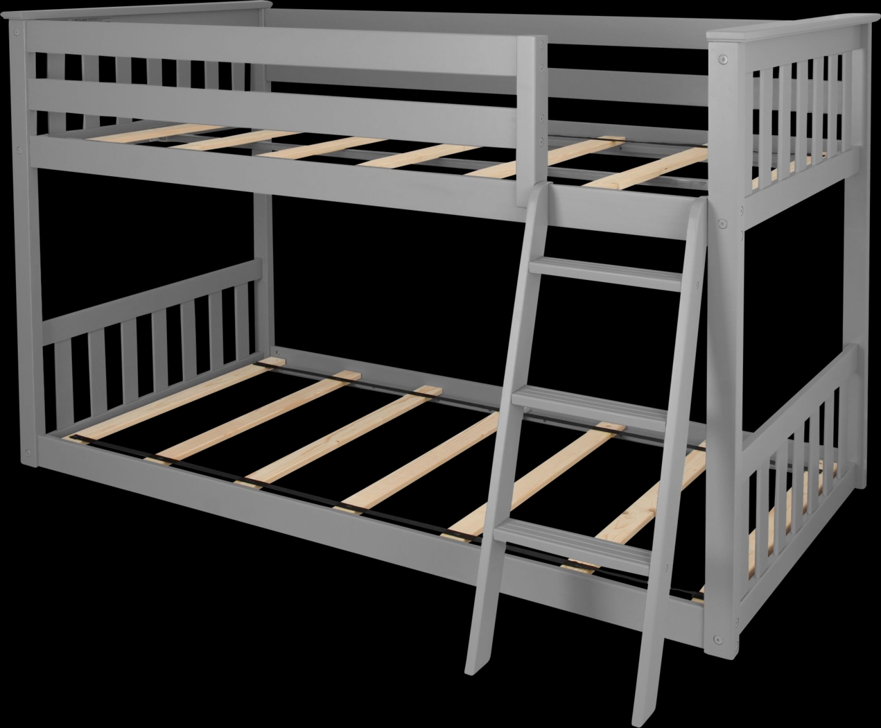 Kids Imonie Gray Twin/Twin Low Bunk Bed - Thumbnail - Image 5